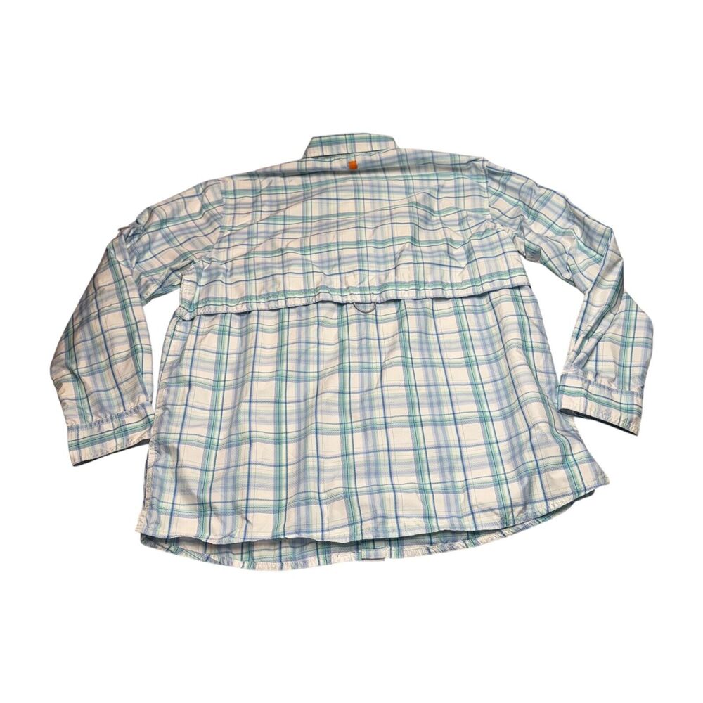 Field & Stream Shirt Men Large Multicolor Plaid Mesh Lined Vented Back Button-Up - Picture 3 of 7